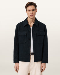 Seashell ג'קט לגברים Cayson Wool ALLSAINTS