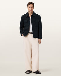 Antique White ג'קט לגברים Cayson Wool ALLSAINTS
