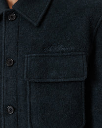 Black ג'קט לגברים Cayson Wool ALLSAINTS