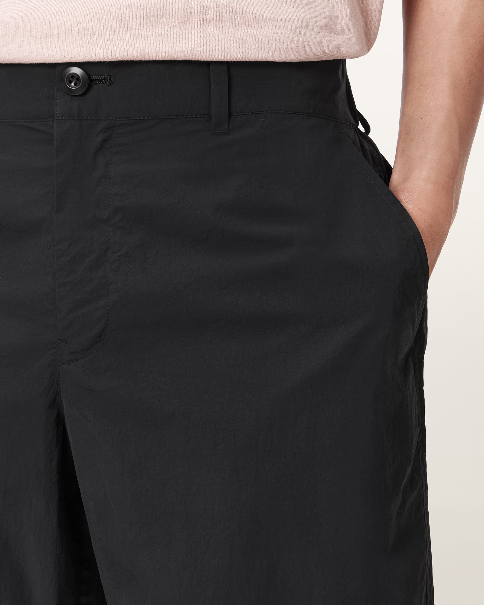 Dark Slate Gray מכנסיים קצרים לגברים Nexus Short ALLSAINTS