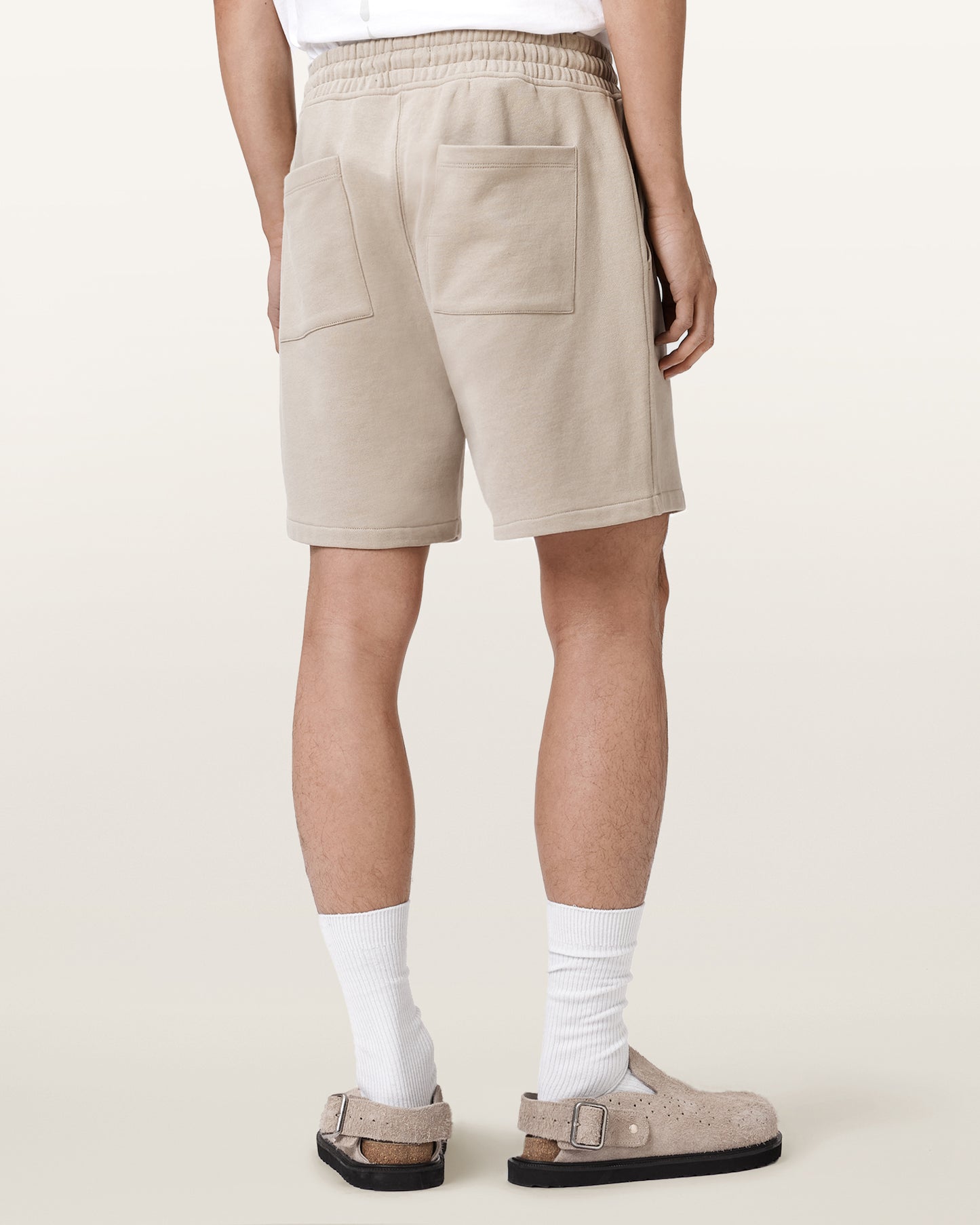 Antique White מכנסיים קצרים לגברים  Asher ALLSAINTS