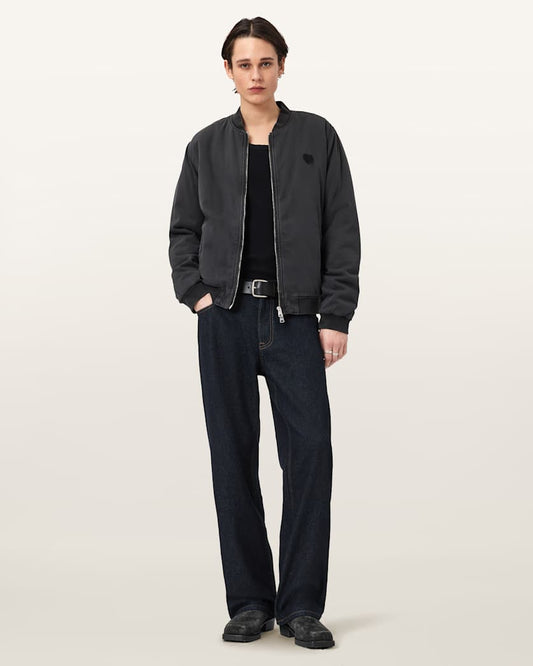 Dark Slate Gray ג'ינס ארוך לגברים  Mullen - Straight Fit ALLSAINTS