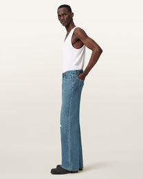 Antique White ג'ינס ארוך לגברים  Lenny -  Loose Fit ALLSAINTS