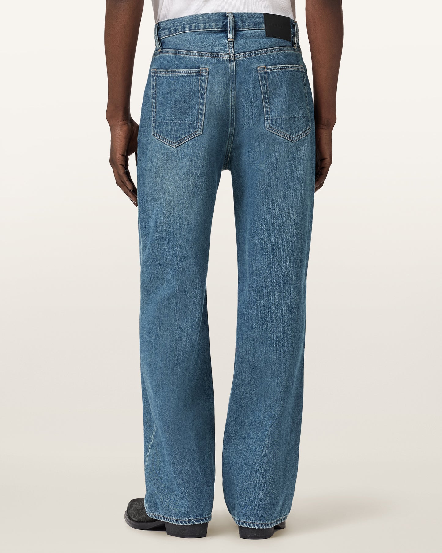 Antique White ג'ינס ארוך לגברים  Lenny -  Loose Fit ALLSAINTS