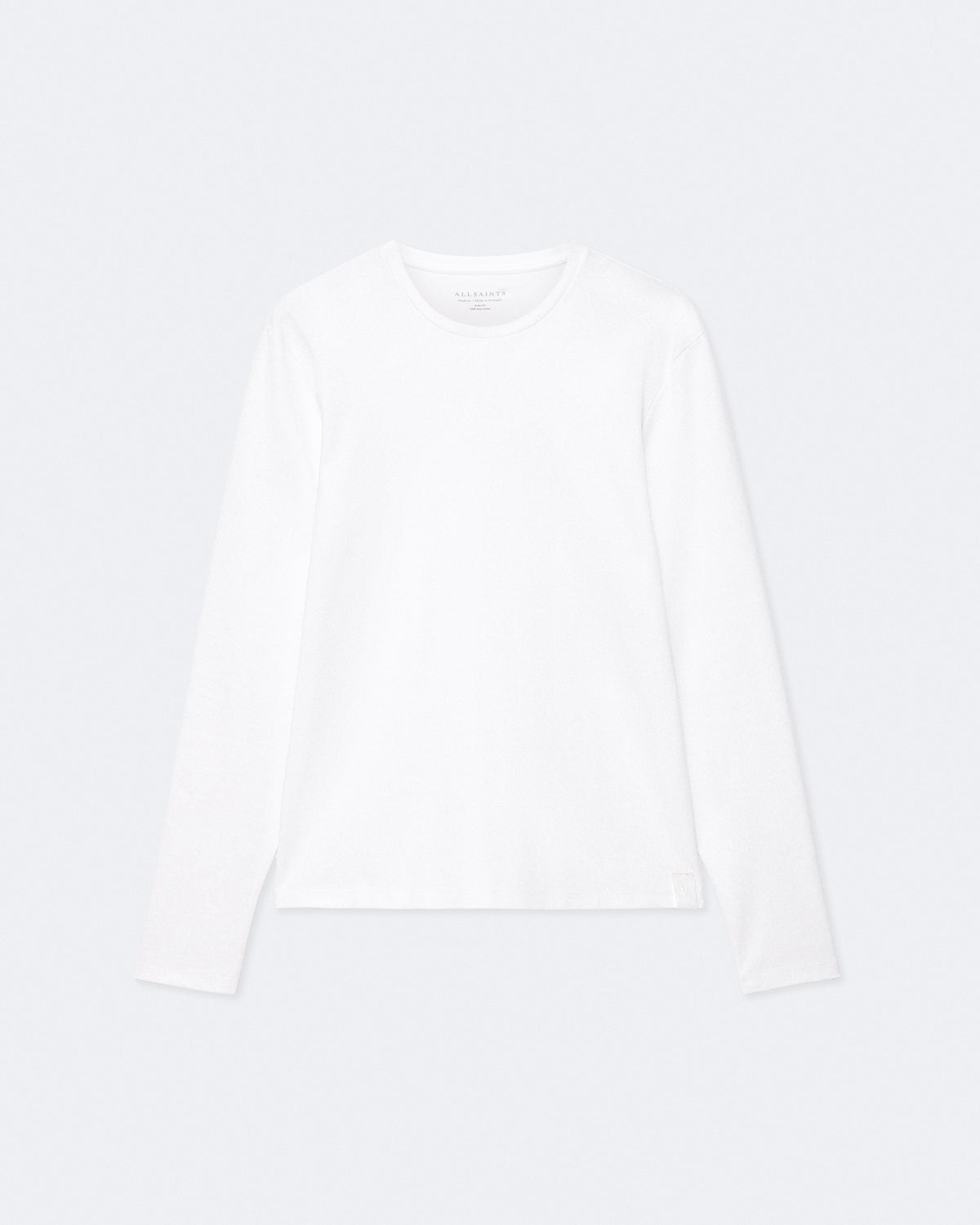 White Smoke טי שירט קצרה לגברים Harris ALLSAINTS