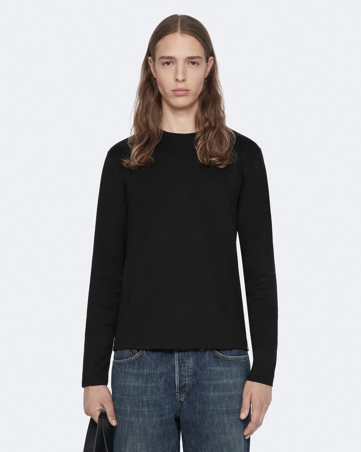 Black טי שירט קצרה לגברים Harris ALLSAINTS