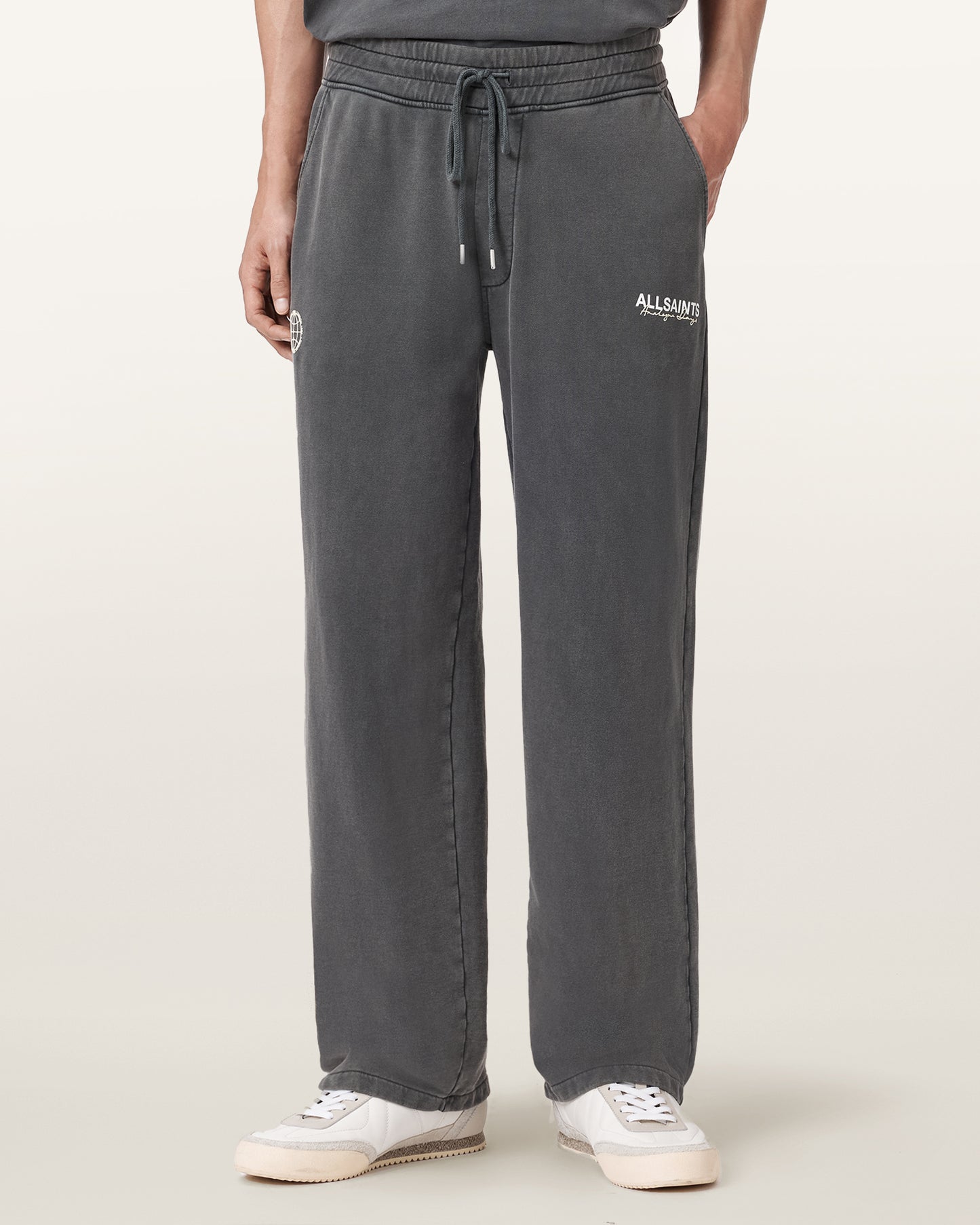 Dark Slate Gray מכנסי טרנינג לגברים Emblem Sweatpant ALLSAINTS