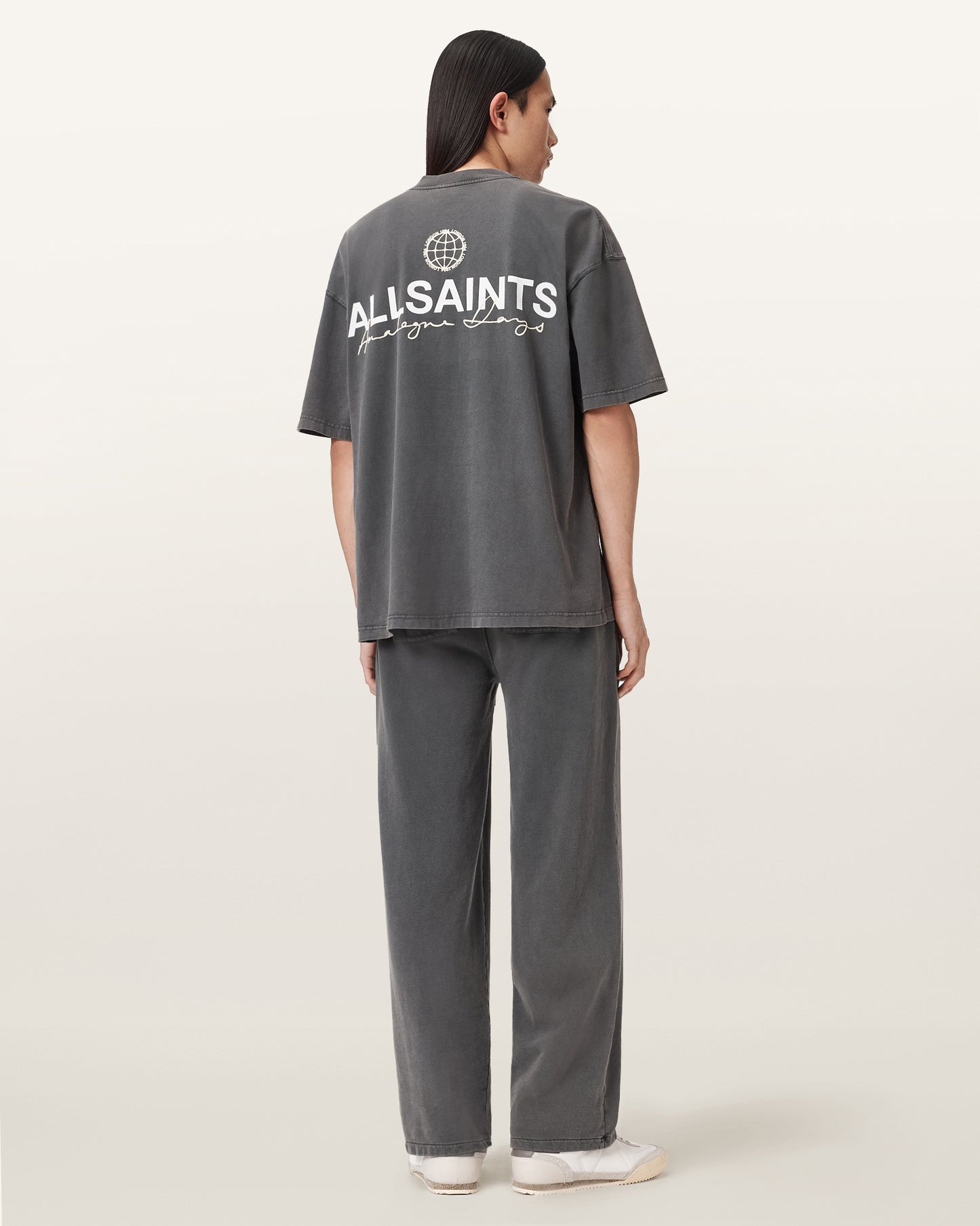 Antique White מכנסי טרנינג לגברים Emblem Sweatpant ALLSAINTS