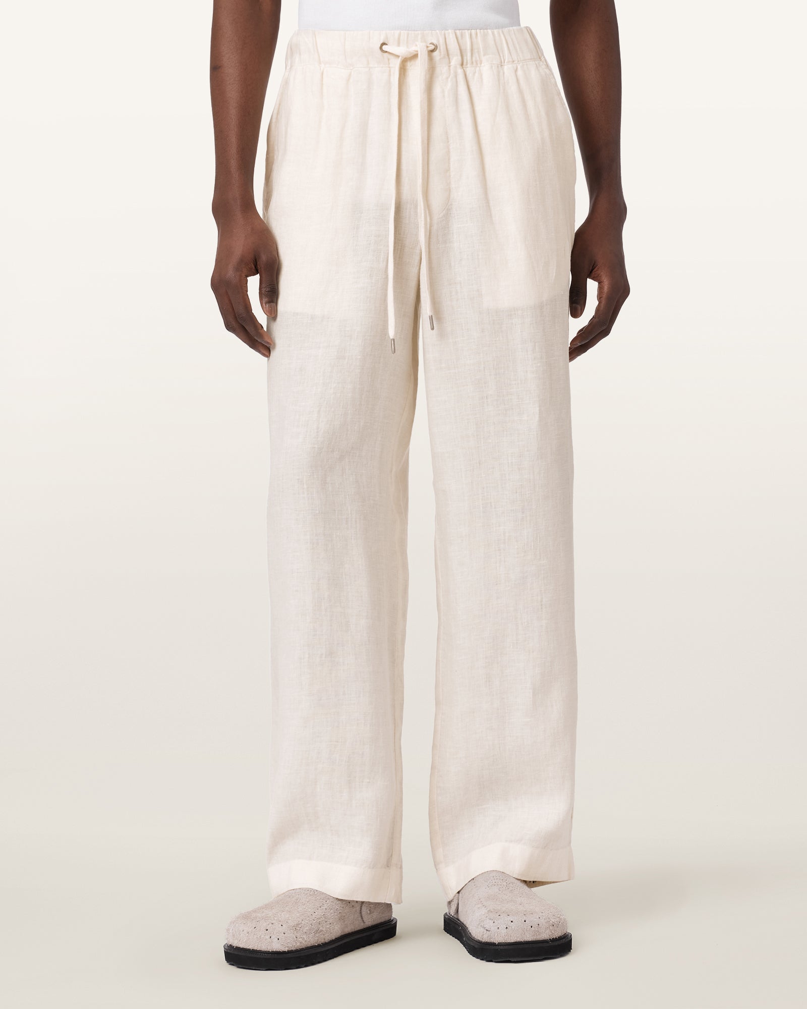 Light Gray מכנסיים ארוכים לגברים Sharp Trouser ALLSAINTS
