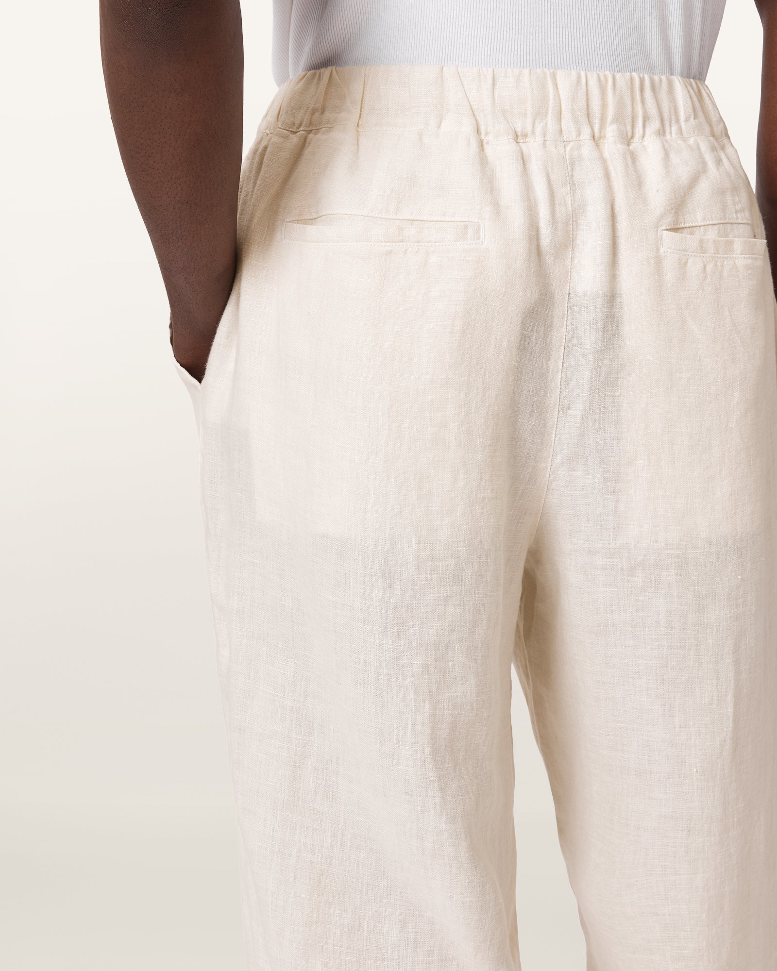 Light Gray מכנסיים ארוכים לגברים Sharp Trouser ALLSAINTS