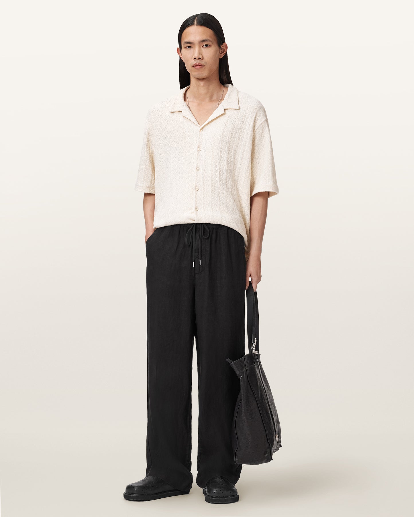 Antique White מכנסיים ארוכים לגברים Sharp Trouser ALLSAINTS