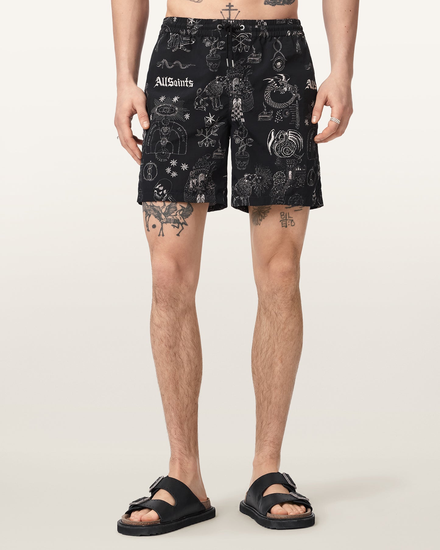 Antique White בגד ים לגברים Terra Swimshort ALLSAINTS