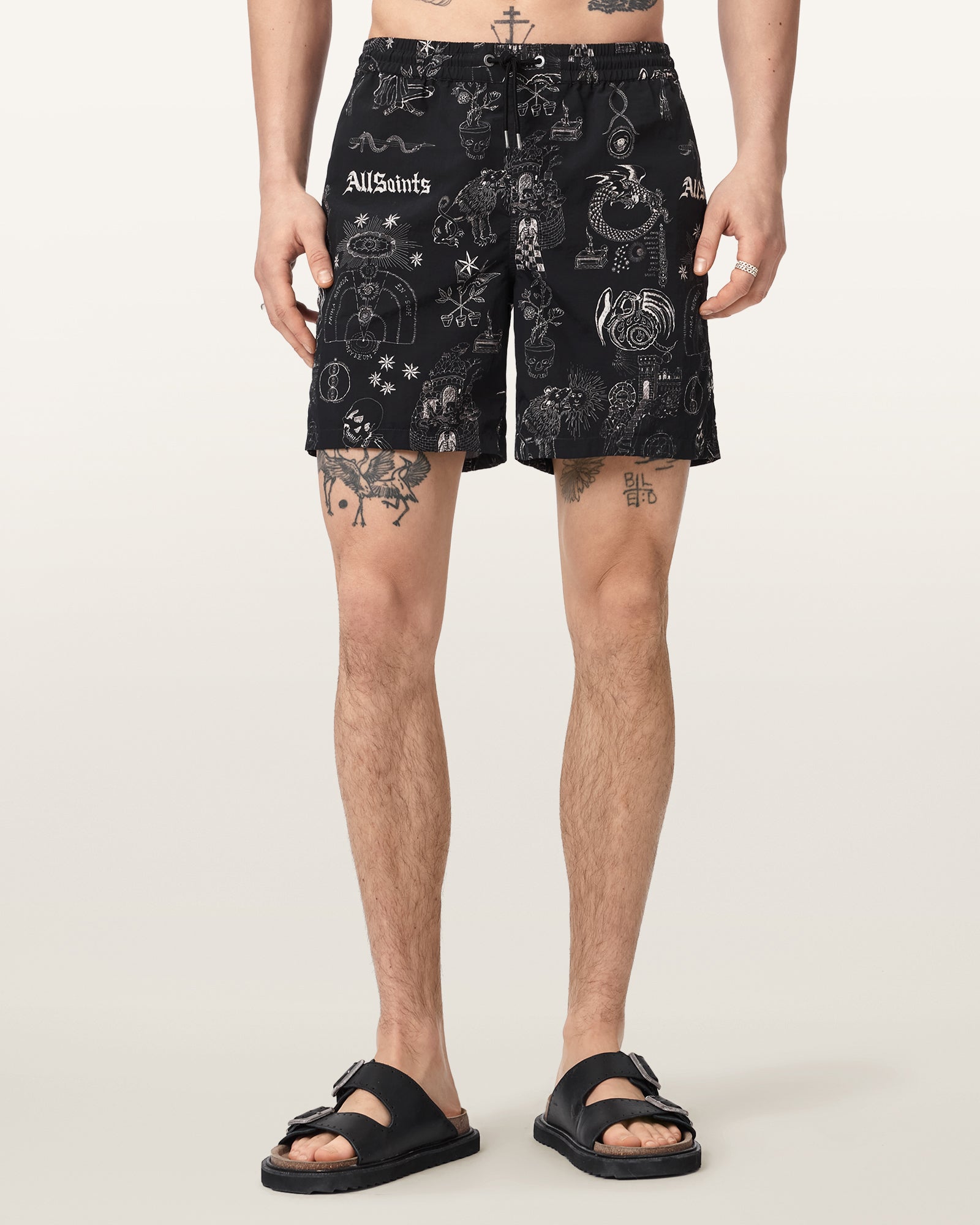 Antique White בגד ים לגברים Terra Swimshort ALLSAINTS