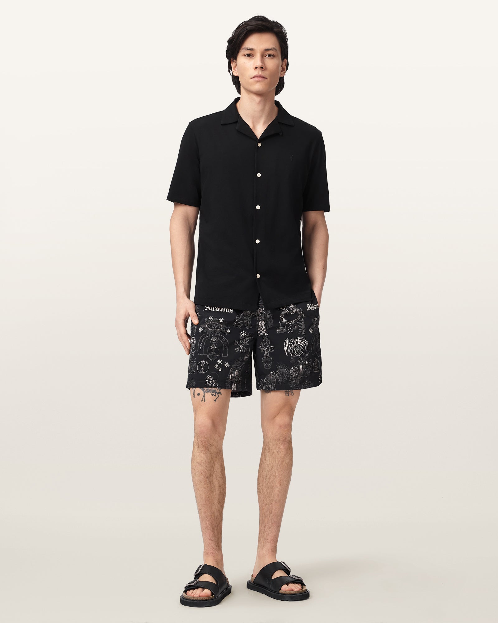 Antique White בגד ים לגברים Terra Swimshort ALLSAINTS