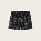 Black בגד ים לגברים Terra Swimshort ALLSAINTS