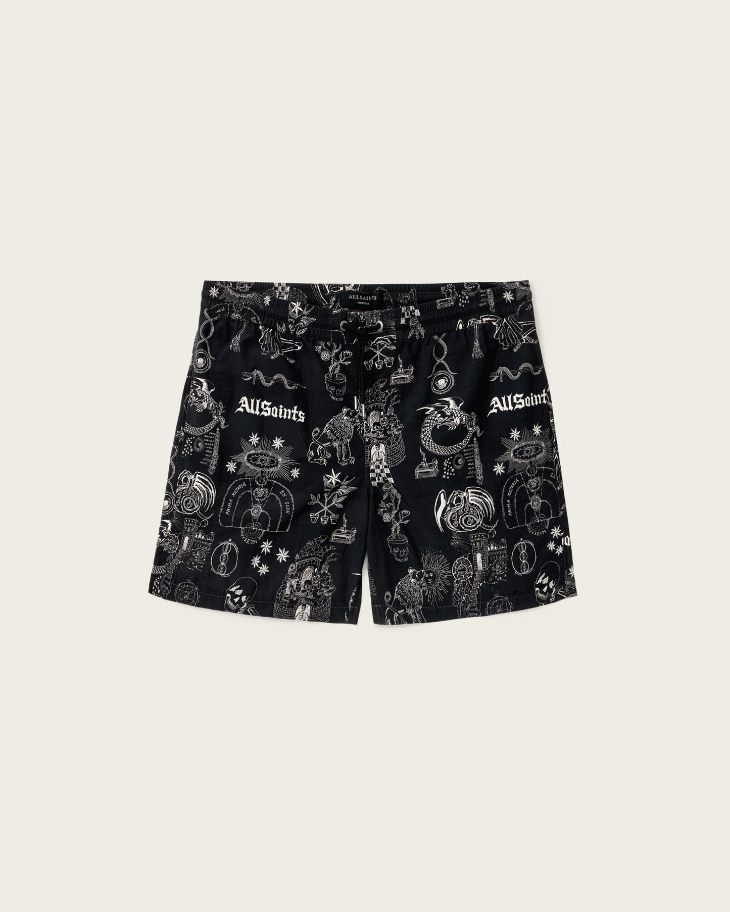 Black בגד ים לגברים Terra Swimshort ALLSAINTS