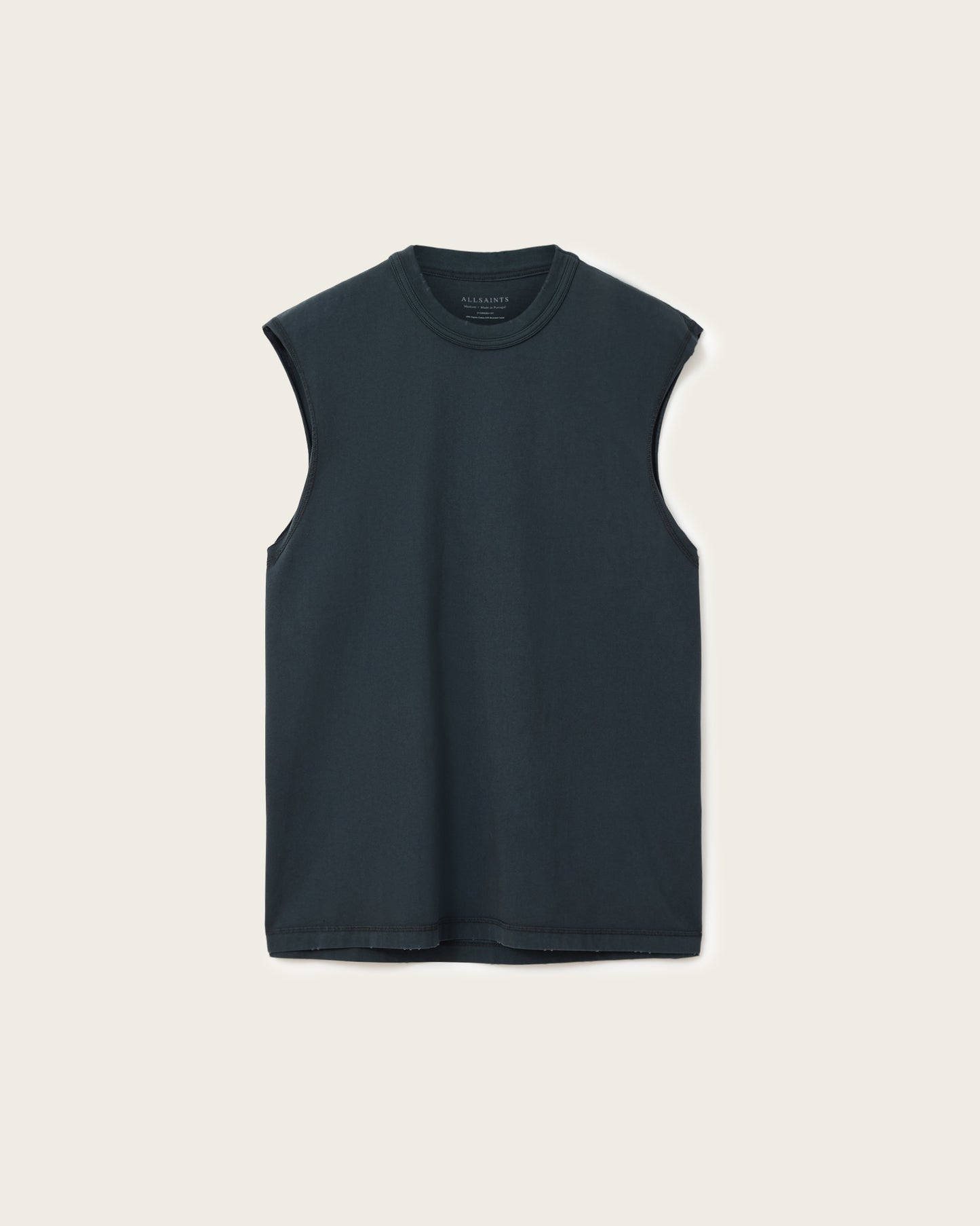 Dark Slate Gray גופיה לגברים Cole Sl Crew ALLSAINTS