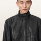 Dark Slate Gray Stenton jacket ג'קט עור לגברים ALLSAINTS