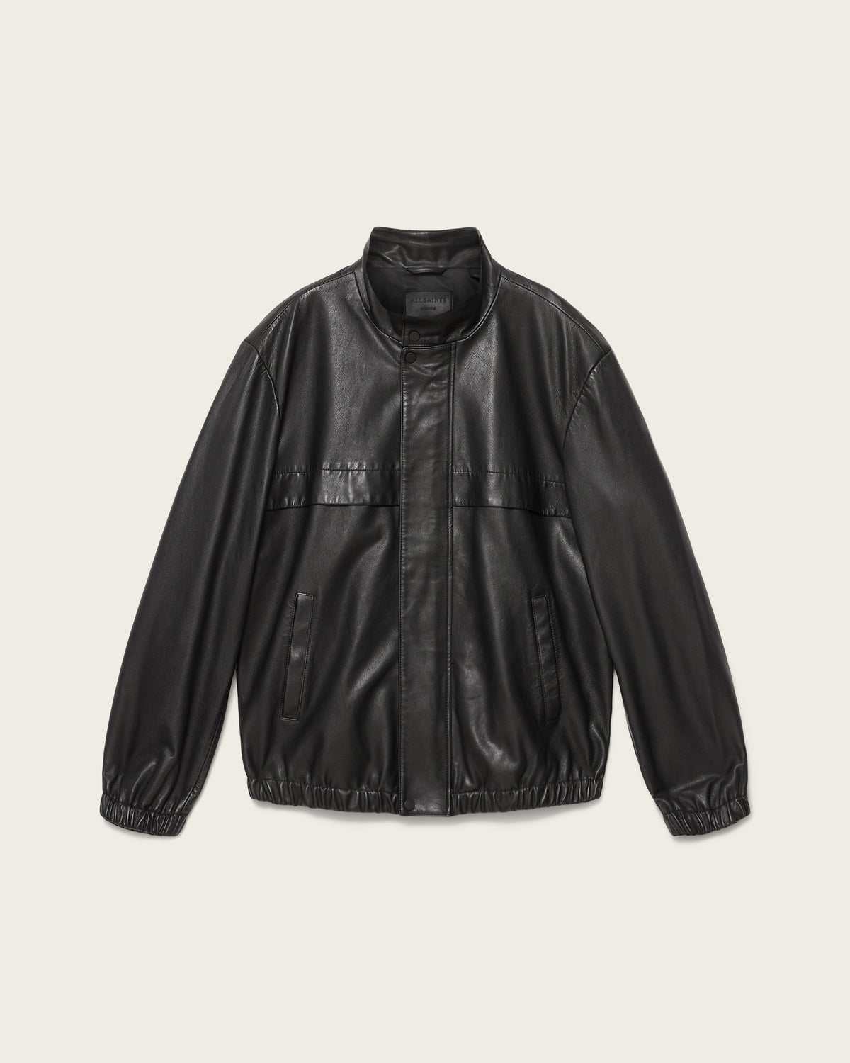 Dark Slate Gray Stenton jacket ג'קט עור לגברים ALLSAINTS