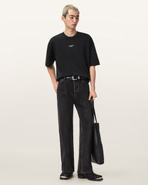 Seashell טי שירט קצרה לגברים Mikro ALLSAINTS
