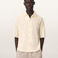 Antique White חולצת מכופתרת קצרה לגברים Cenizo ALLSAINTS