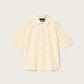 Antique White חולצת מכופתרת קצרה לגברים Cenizo ALLSAINTS