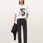 Seashell טי שירט קצרה לגברים Scale SS Crew ALLSAINTS