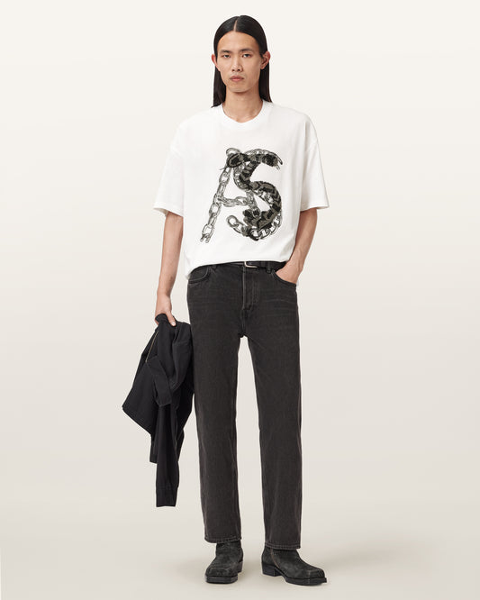 טי שירט קצרה לגברים Scale SS Crew