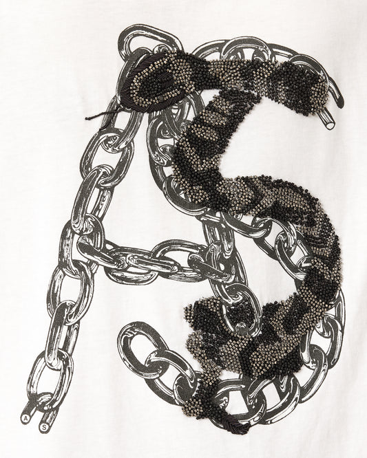 טי שירט קצרה לגברים Scale SS Crew