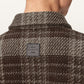 Dark Olive Green חולצה מכופתרת לגברים Valle ALLSAINTS