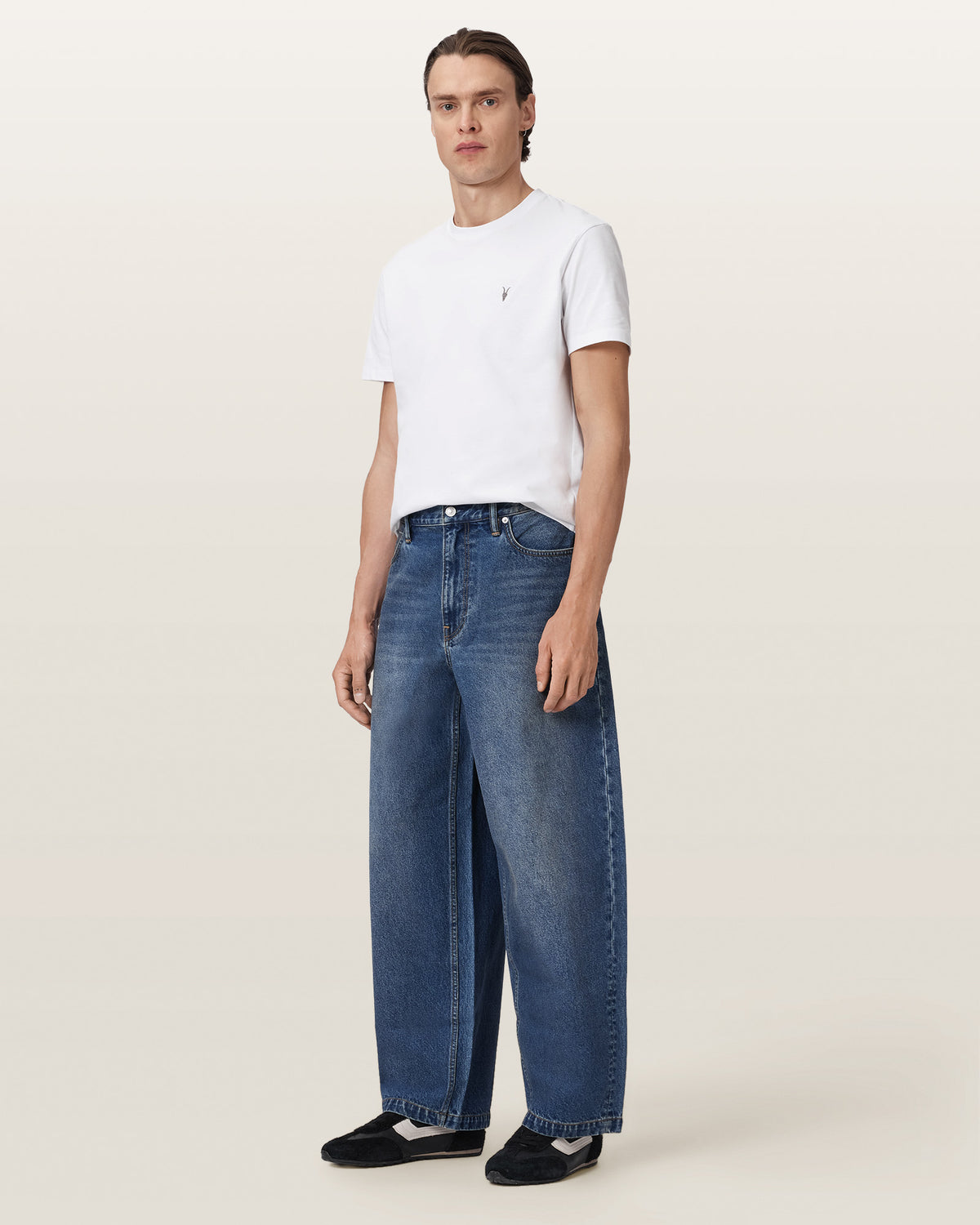 Light Gray Orbit ג'ינס ארוך לגברים ALLSAINTS