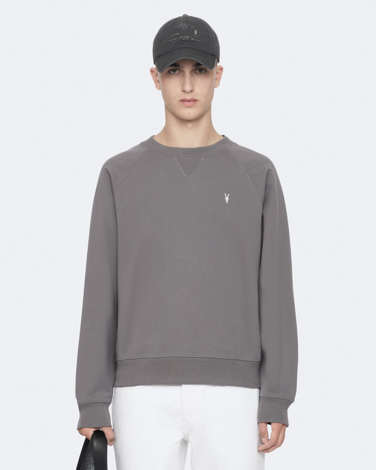 Dim Gray סוודר לגברים Harlow ALLSAINTS