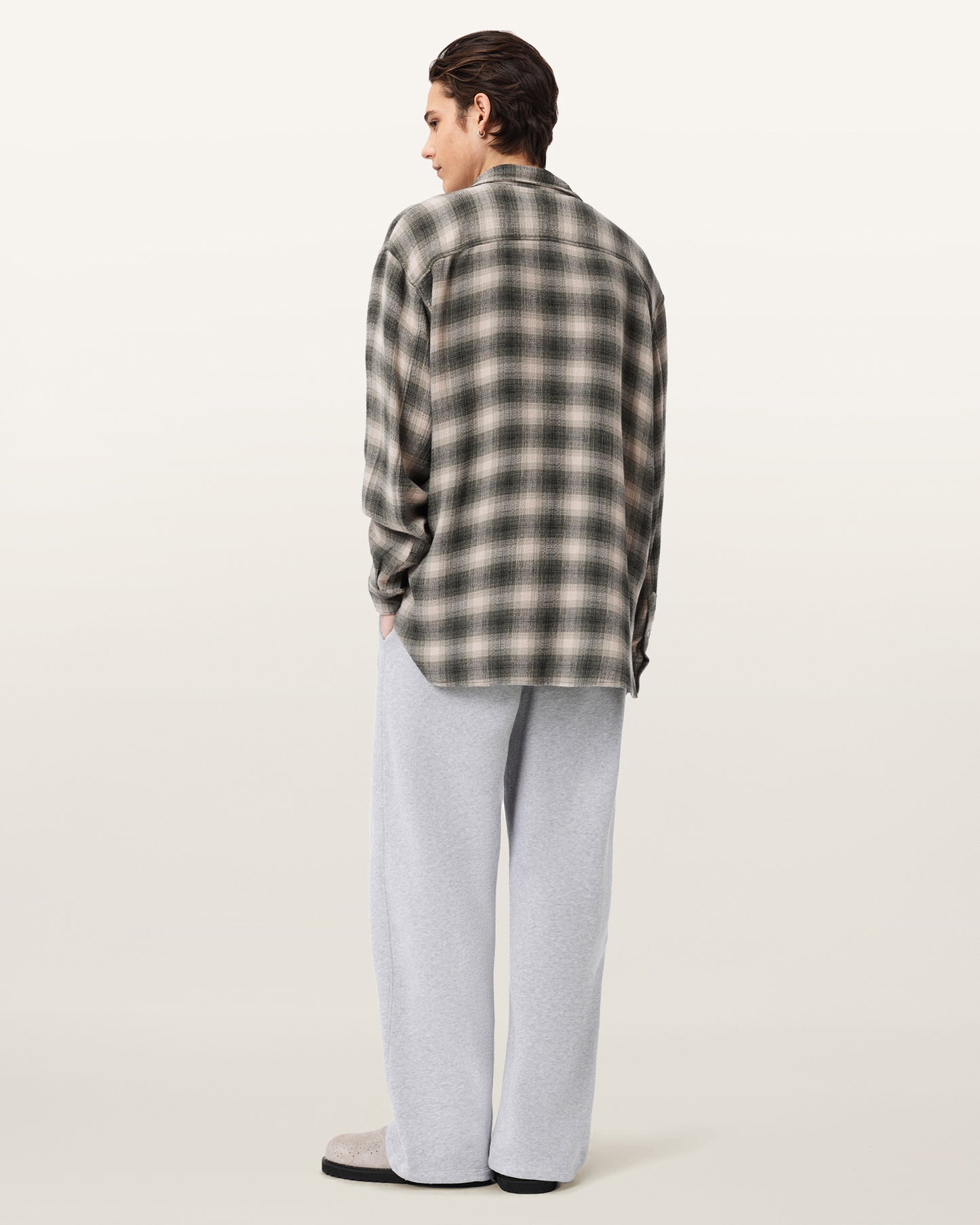 Antique White מכנסי טרנינג לגברים Asher ALLSAINTS