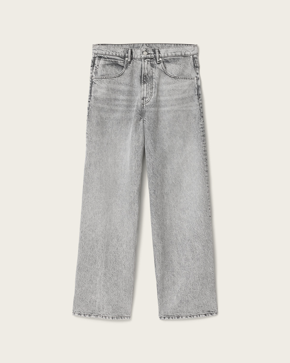 Dark Gray ג'ינס ארוך לגברים Rivet - Relaxed Fit ALLSAINTS