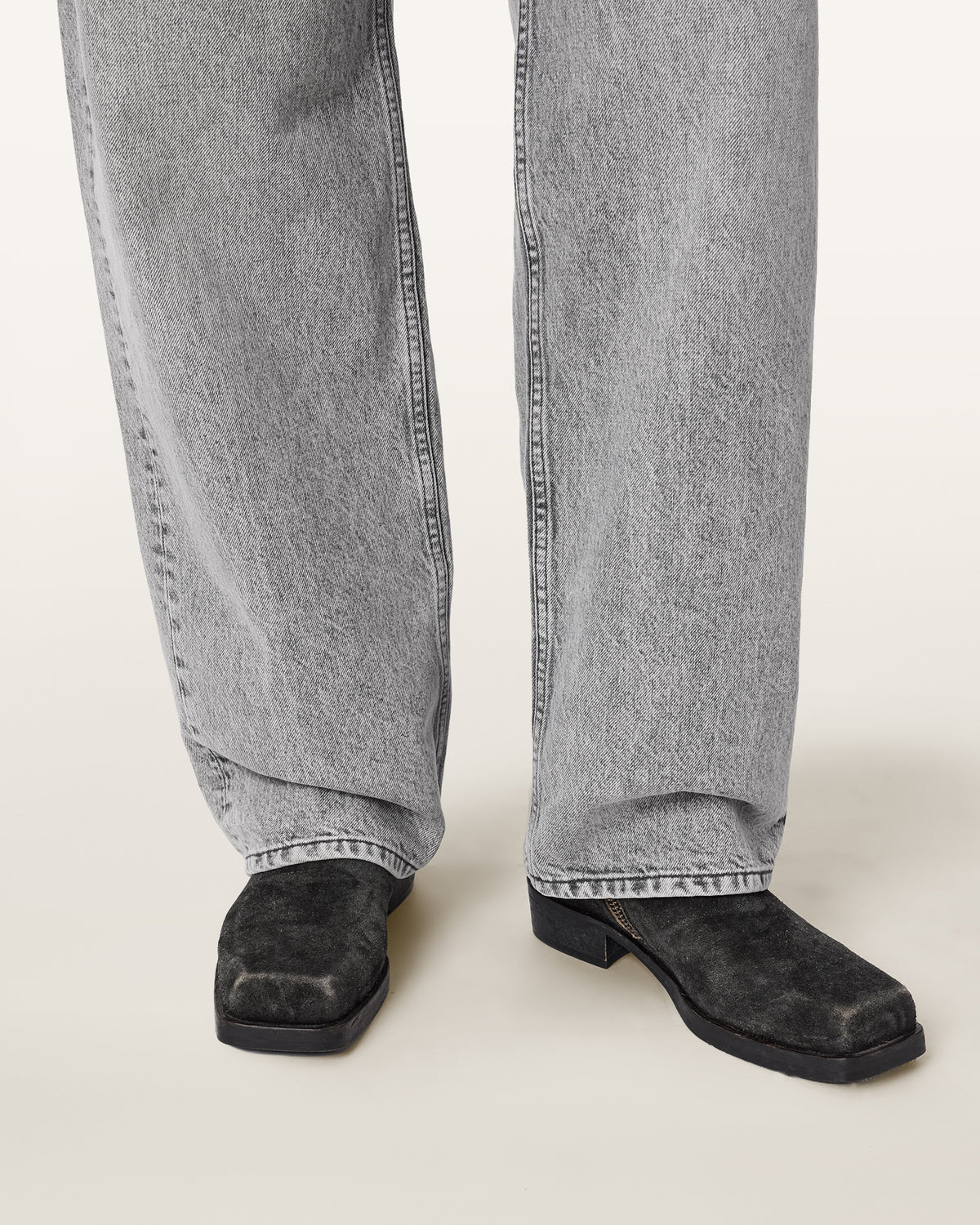 Dark Gray ג'ינס ארוך לגברים Rivet - Relaxed Fit ALLSAINTS