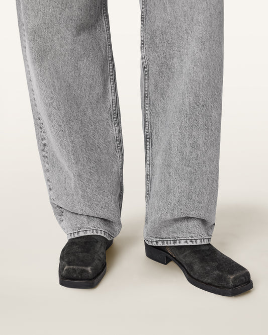 Dark Gray ג'ינס ארוך לגברים Rivet - Relaxed Fit ALLSAINTS