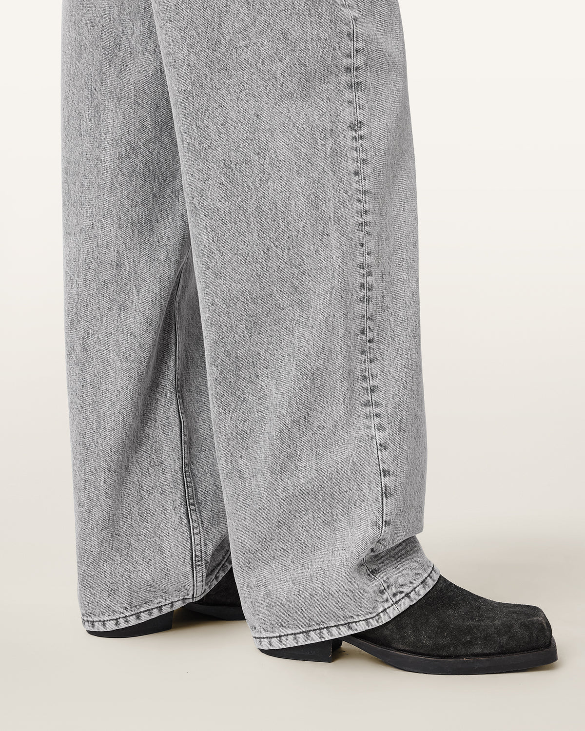 Dark Gray ג'ינס ארוך לגברים Rivet - Relaxed Fit ALLSAINTS