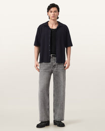 Seashell חולצה מכופתרת קצרה לגברים Trace ALLSAINTS