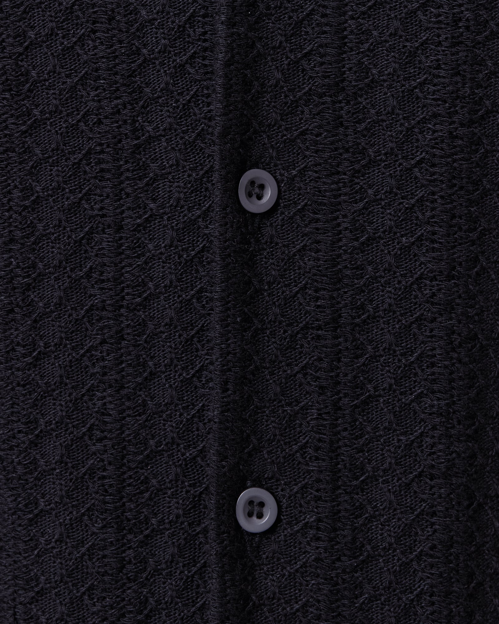 Black חולצה מכופתרת קצרה לגברים Trace ALLSAINTS