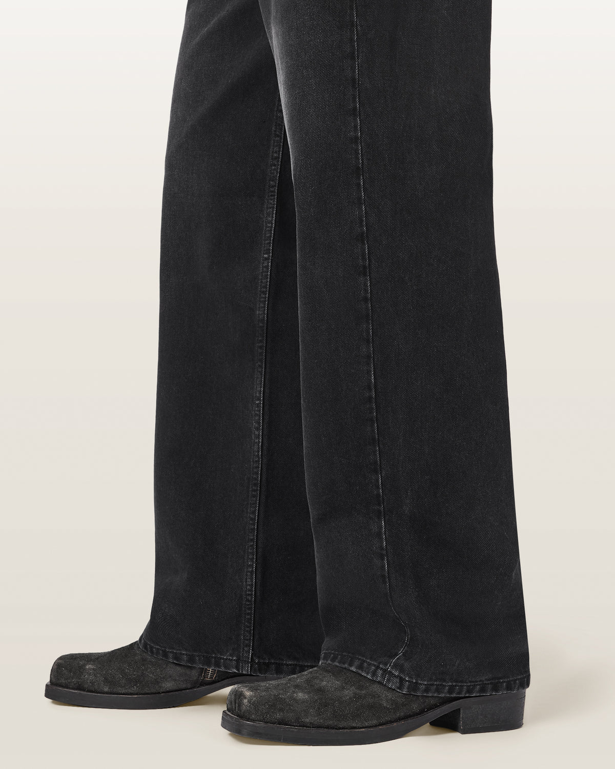 Dark Slate Gray ג׳ינס רחב לגברים Lenny ALLSAINTS