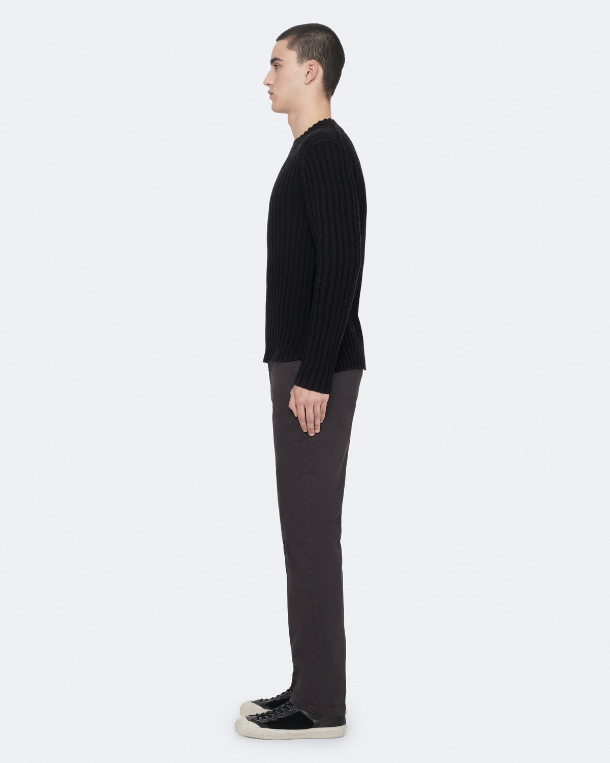 Black מכנסיים ארוכים לגברים Tower ALLSAINTS