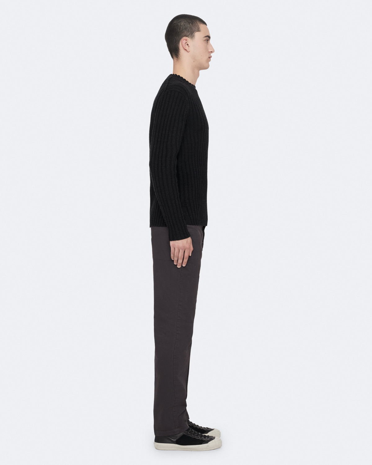Black מכנסיים ארוכים לגברים Tower ALLSAINTS