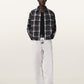 Antique White חולצת משבצות לגברים Rei ALLSAINTS