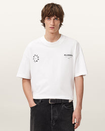 Seashell טי שירט קצרה לגברים Washed Tee ALLSAINTS