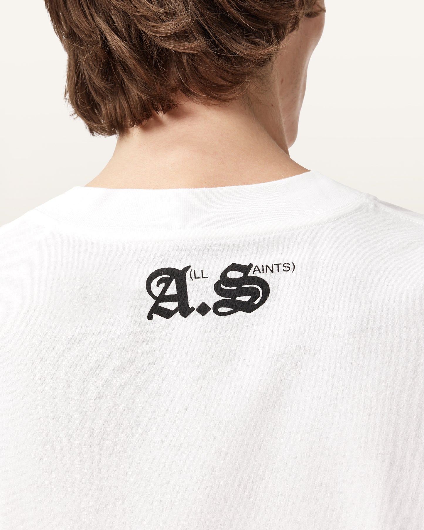 Lavender טי שירט קצרה לגברים Washed Tee ALLSAINTS