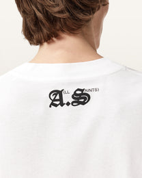 Lavender טי שירט קצרה לגברים Washed Tee ALLSAINTS