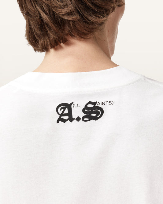 Lavender טי שירט קצרה לגברים Washed Tee ALLSAINTS