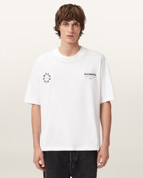 Seashell טי שירט קצרה לגברים Washed Tee ALLSAINTS