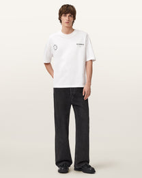 Seashell טי שירט קצרה לגברים Washed Tee ALLSAINTS