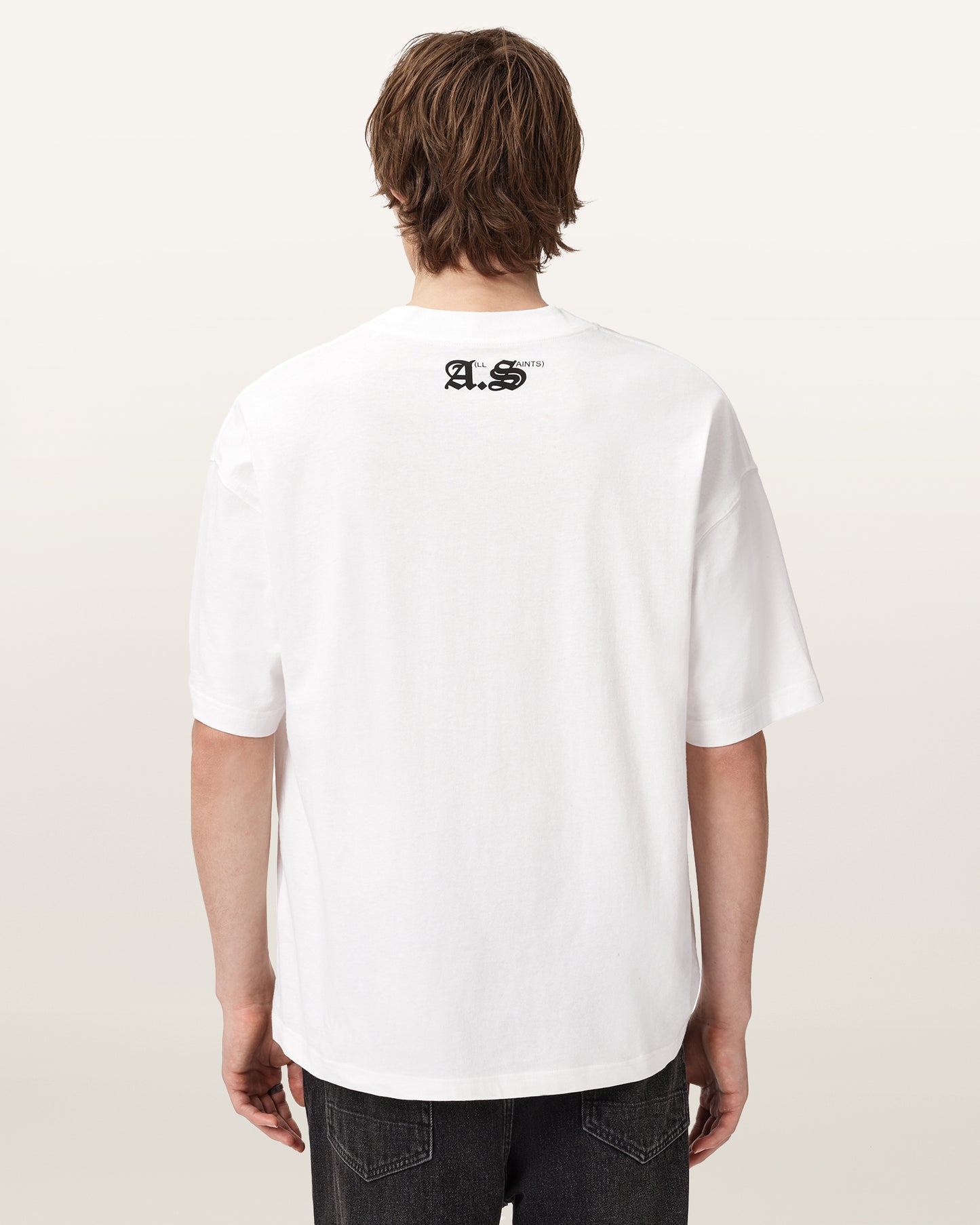 Lavender טי שירט קצרה לגברים Washed Tee ALLSAINTS